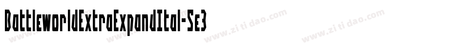 BattleworldExtraExpandItal-5e3z字体转换