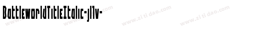 BattleworldTitleItalic-jl1v字体转换