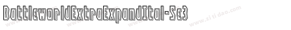 BattleworldExtraExpandItal-5e3z字体转换