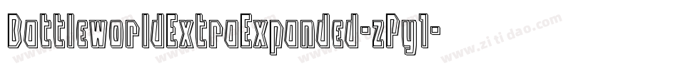 BattleworldExtraExpanded-zPy1字体转换