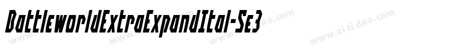 BattleworldExtraExpandItal-5e3z字体转换