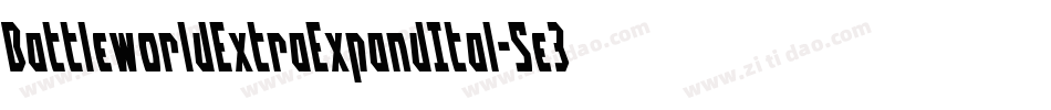 BattleworldExtraExpandItal-5e3z字体转换