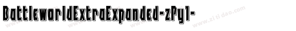 BattleworldExtraExpanded-zPy1字体转换