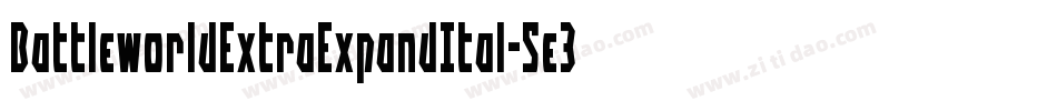 BattleworldExtraExpandItal-5e3z字体转换