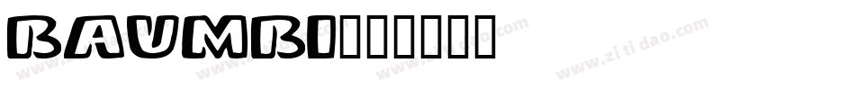 BAUMBI字体转换