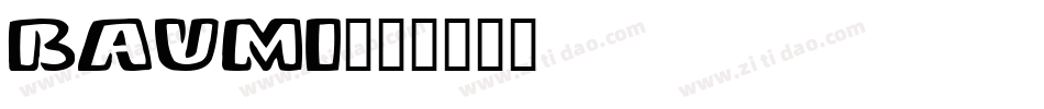 BAUMI字体转换