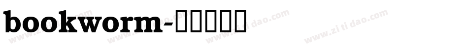 bookworm字体转换