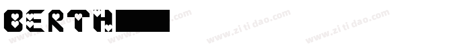 BERTH转换器字体转换