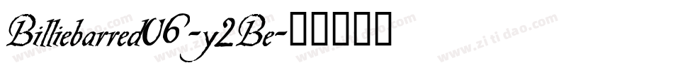 Billiebarred06-y2Be字体转换
