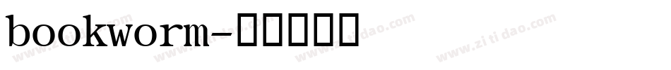 bookworm字体转换