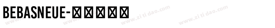 bebasneue字体转换