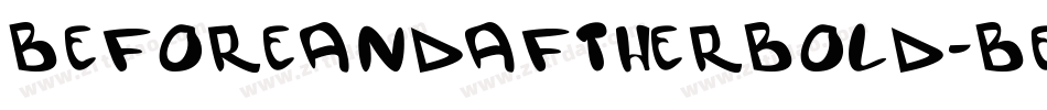 BeforeAndAftherBold-Bexx字体转换