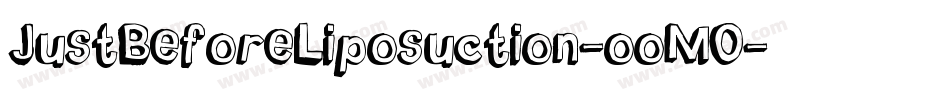 JustBeforeLiposuction-ooM0字体转换