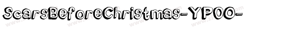 ScarsBeforeChristmas-YP0O字体转换