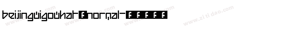 BeijingWigoWhat_normal字体转换