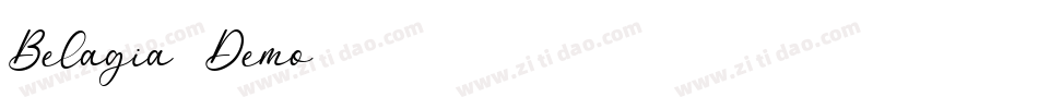 Belagia-Demo字体转换