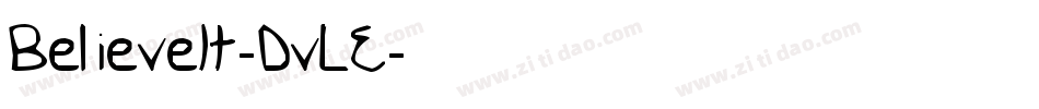 BelieveIt-DvLE字体转换