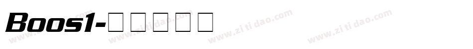 Boos1字体转换