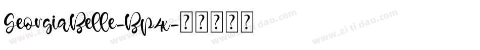 GeorgiaBelle-Bp4x字体转换
