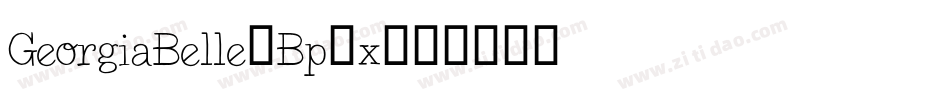 GeorgiaBelle-Bp4x字体转换
