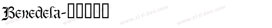 Benedela字体转换