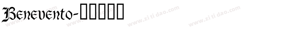 Benevento字体转换