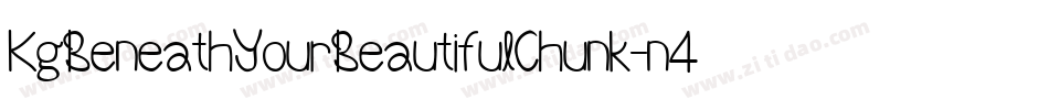 KgBeneathYourBeautifulChunk-n4JY字体转换