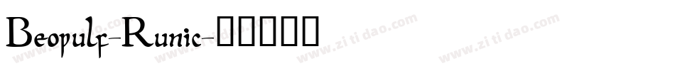 Beowulf-Runic字体转换