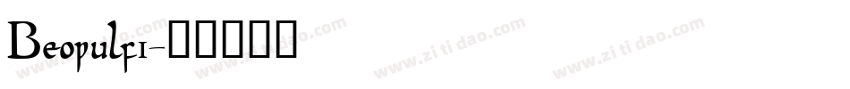 Beowulf1字体转换