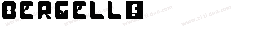 BERGELL字体转换
