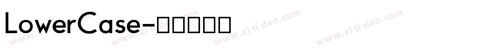 LowerCase字体转换