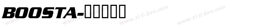 BOOSTA字体转换
