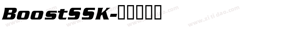 BoostSSK字体转换