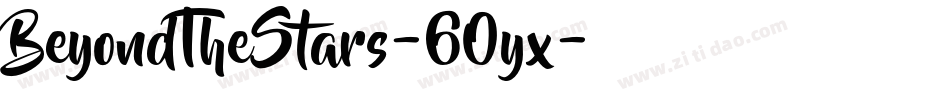 BeyondTheStars-60yx字体转换