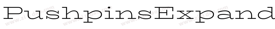 PushpinsExpandedLight-Ome3字体转换 PushpinsExpandedLight-Ome3字体转换