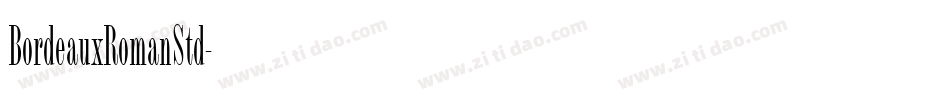 BordeauxRomanStd字体转换