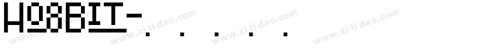Ho8Bit字体转换