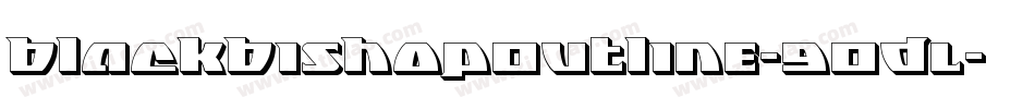 BlackBishopOutline-9ODL字体转换