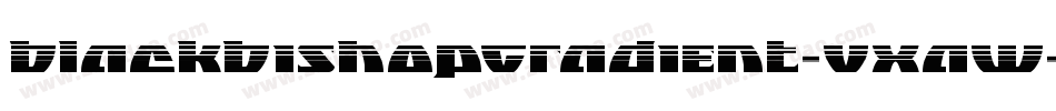 BlackBishopGradient-VXaw字体转换
