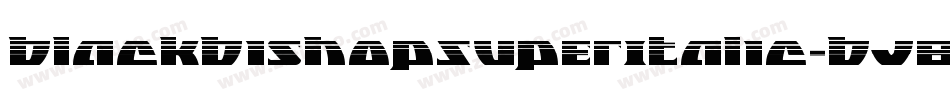 BlackBishopSuperItalic-BJ8x字体转换 BlackBishopSuperItalic-BJ8x字体转换