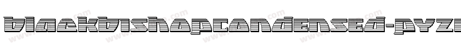BlackBishopCondensed-pYzr字体转换 BlackBishopCondensed-pYzr字体转换