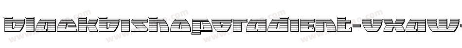 BlackBishopGradient-VXaw字体转换