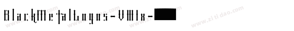 BlackMetalLogos-531x字体转换