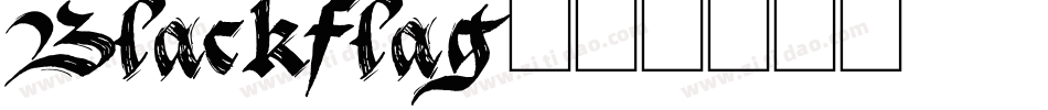 Blackflag字体转换
