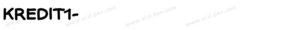 KREDIT1字体转换
