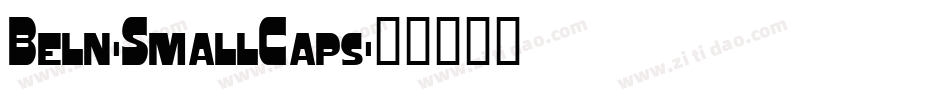 Beln-SmallCaps字体转换
