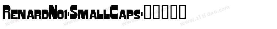RenardNo1-SmallCaps字体转换