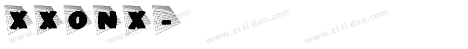 XXONX字体转换