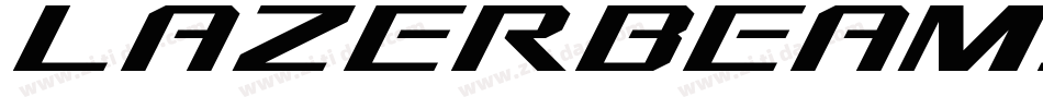 LAZERBEAMSURPRISE字体转换