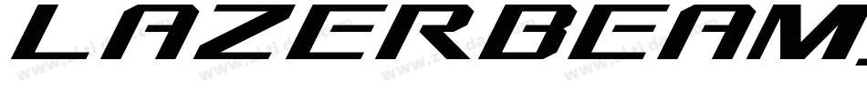 Lazerbeam_s字体转换